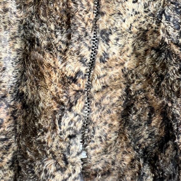 Cynthia Steffe Animal Print Lined Collared Zip Jacket Women's 12 USA - Picture 6 of 9
